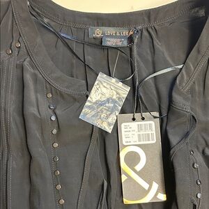 Love & Legend Studded Black Dress 3X